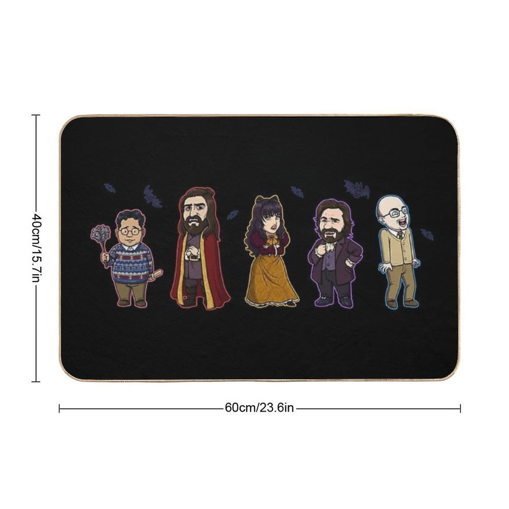 Lil What We Do in The Shadows Gang  Absorbent Bath Mat