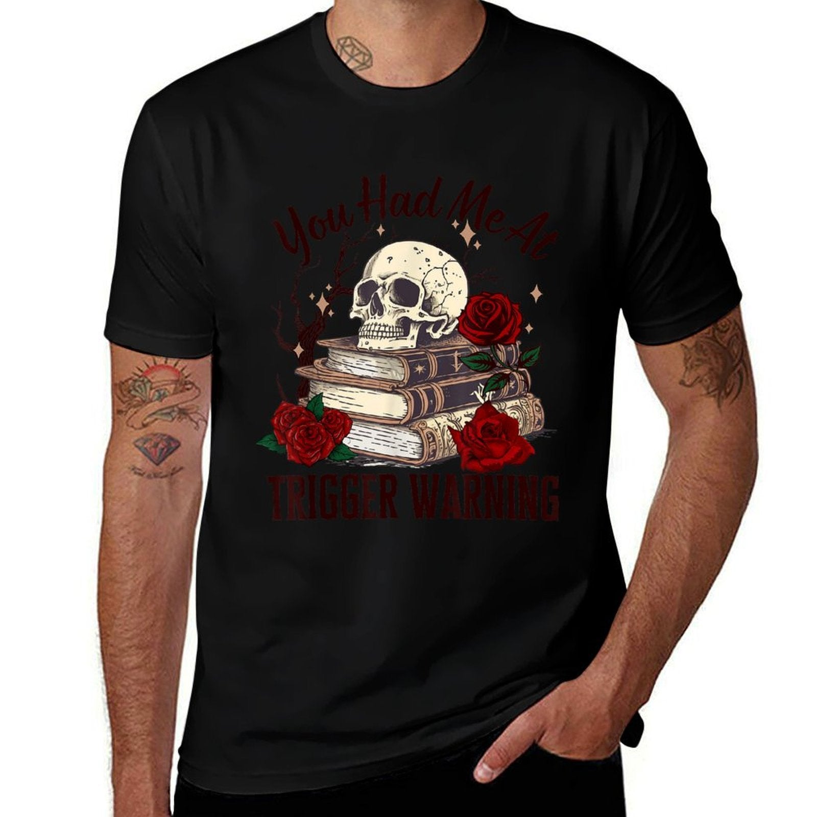 You Had Me At Trigger Warning Dark Romance Smutt Reader  Relaxed-fit T-Shirt