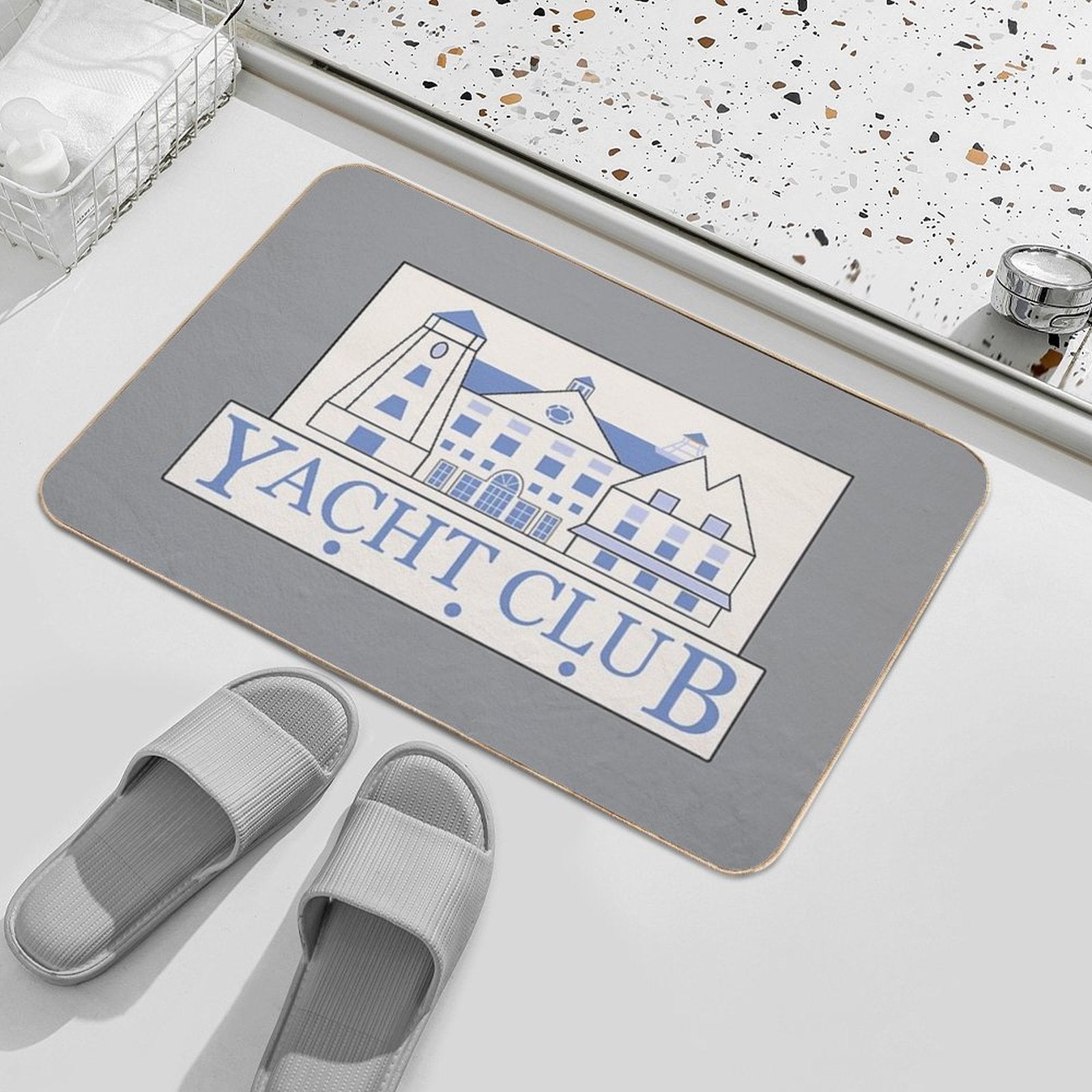 The Yacht Club  Eco-Friendly Bath Mat