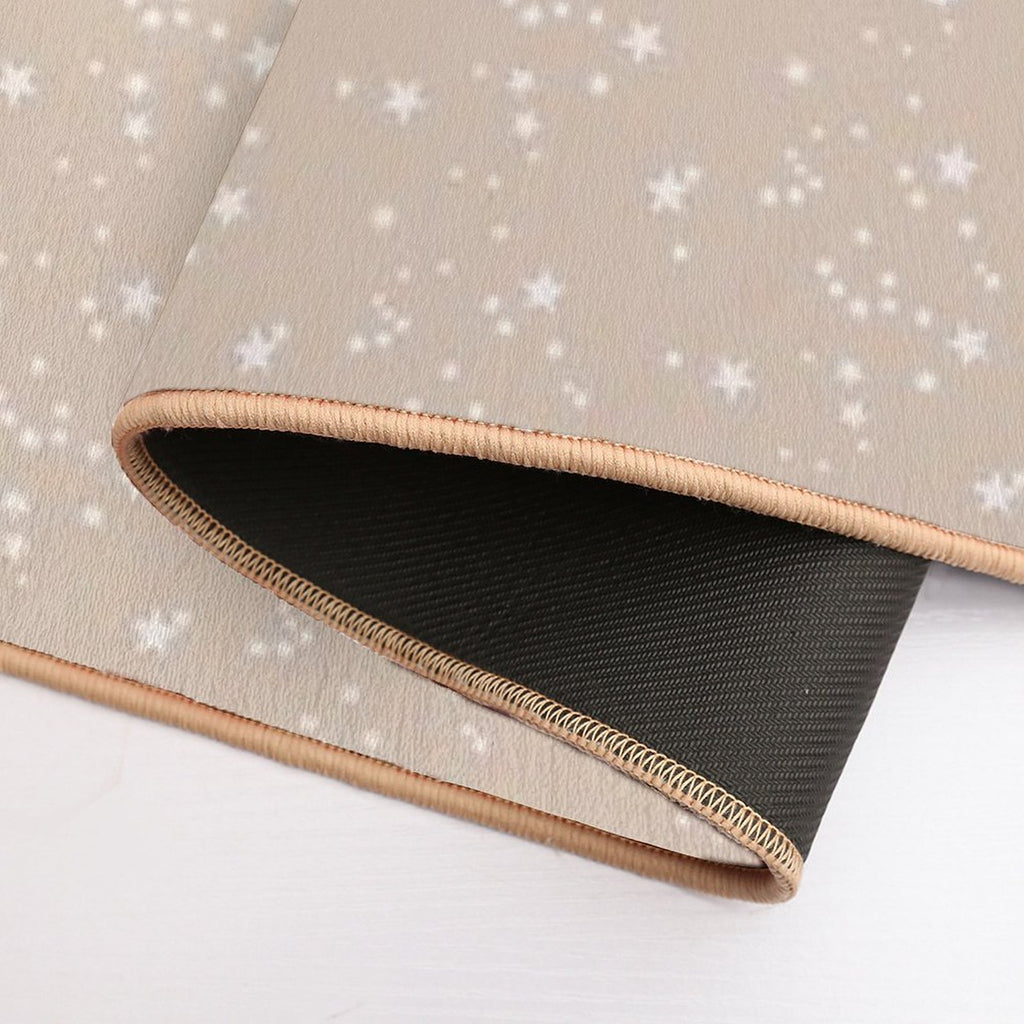 Brown Star Phone Case  Fade-Resistant Bath Mat