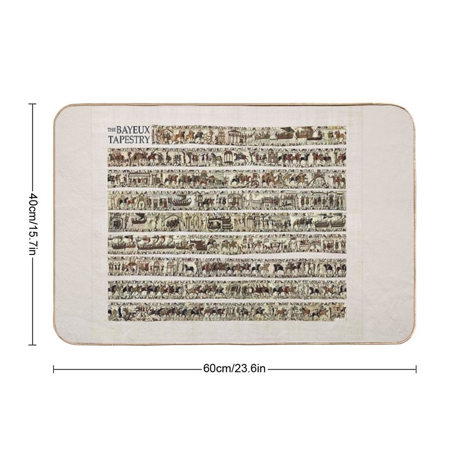 The COMPLETE Bayeux Tapestry  Versatile Bath Mat
