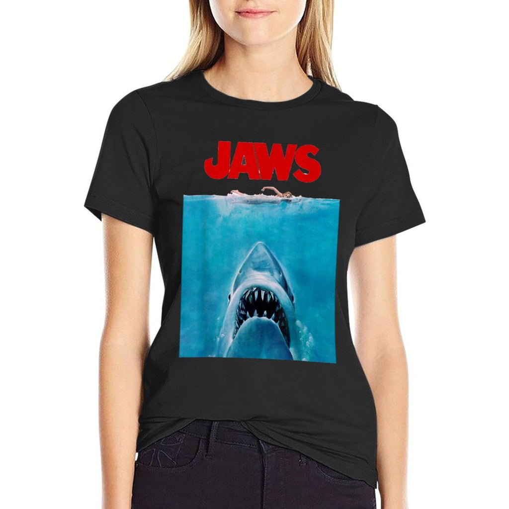 Jaws Oversize Poster  Stretchy T-Shirt