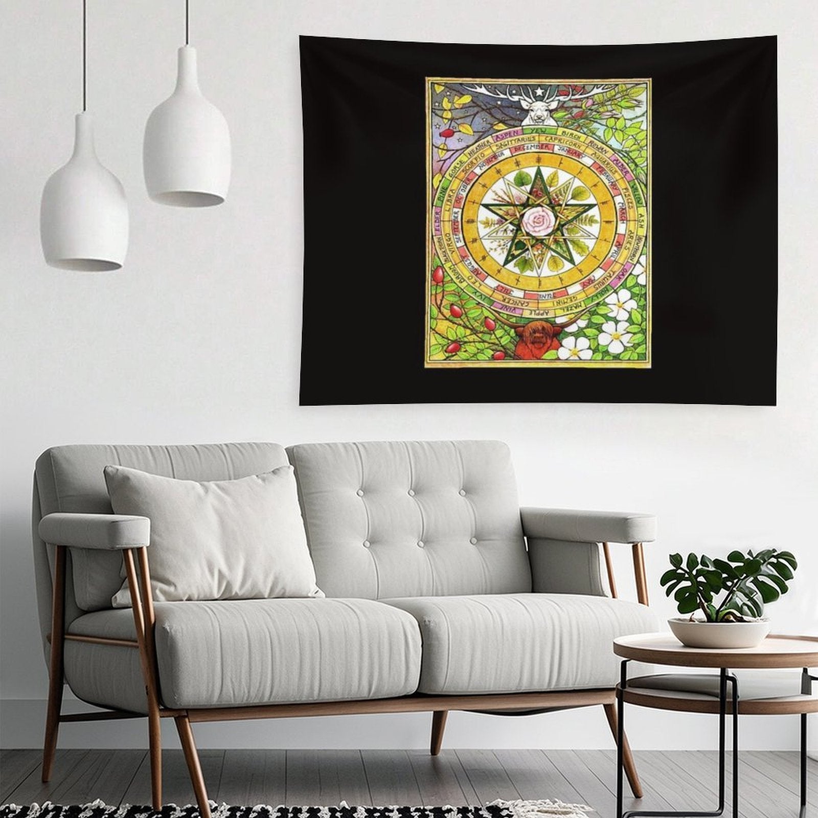 The Ogham Grove (full Colour) Tapestry