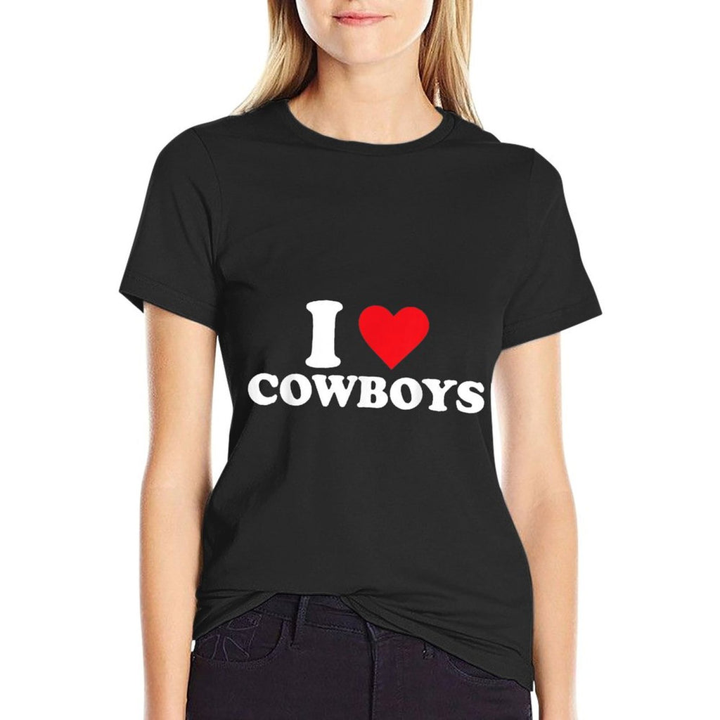 I Love Cowboys  Slim-fit Cut T-Shirt