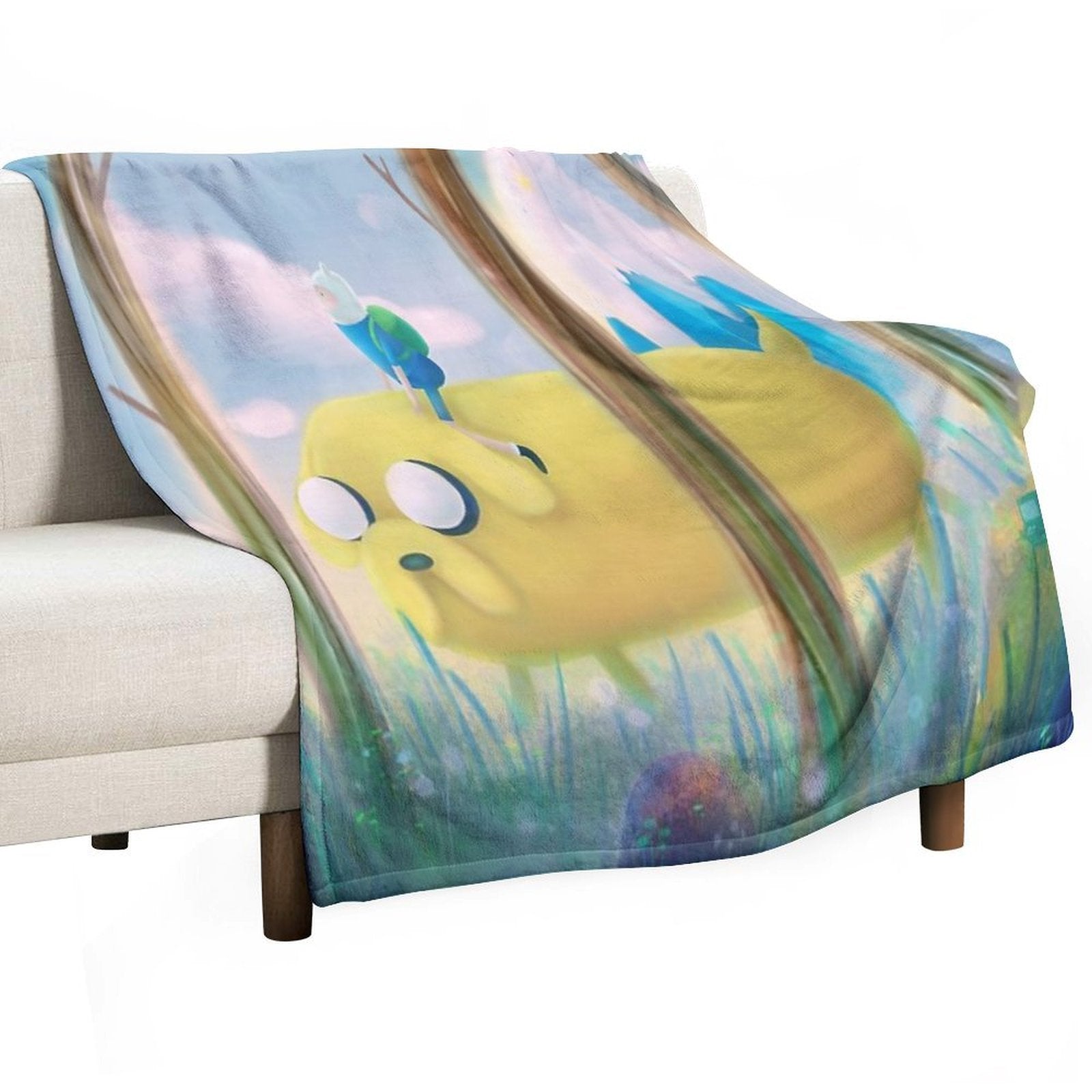 Finn And Jake Adventure All-season Throw Blanket