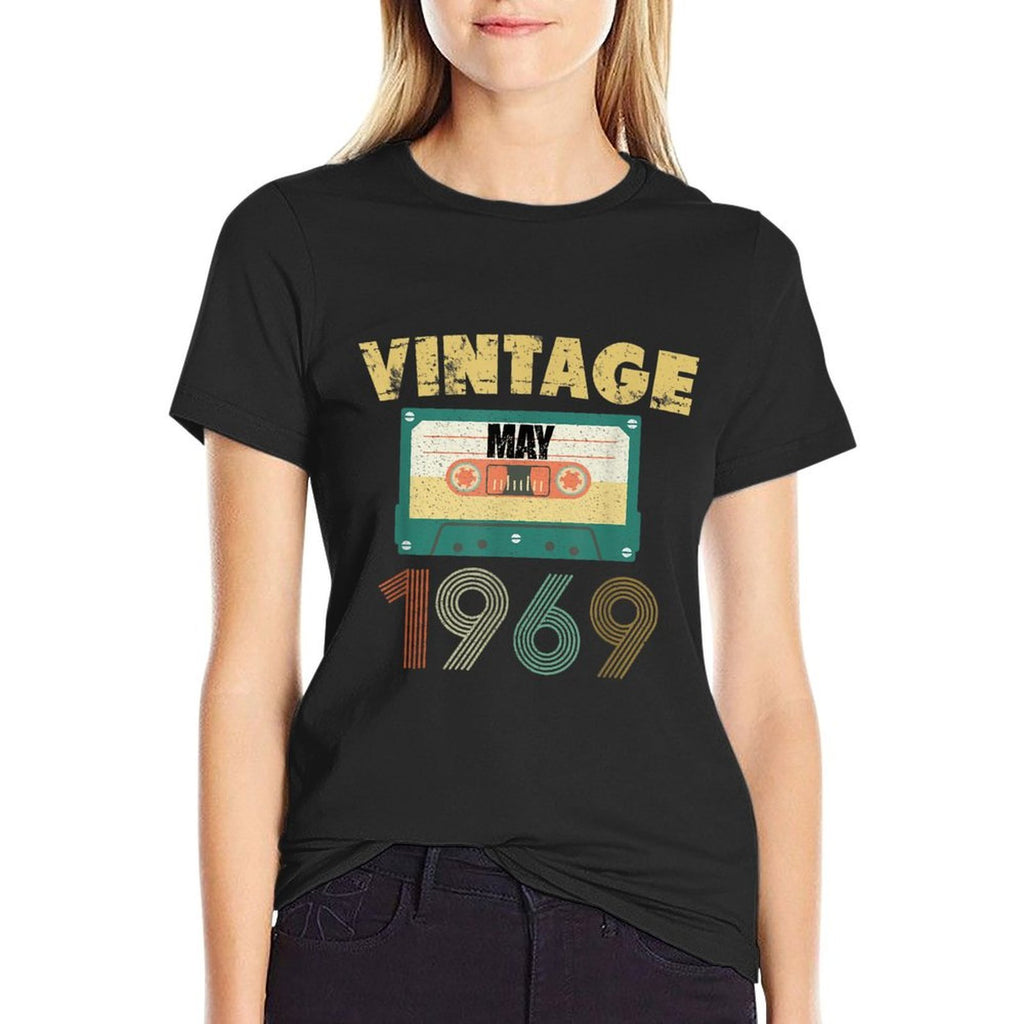 50th Birthday T Gift Vintage 1969 Classic Men Women  Vintage-inspired T-Shirt