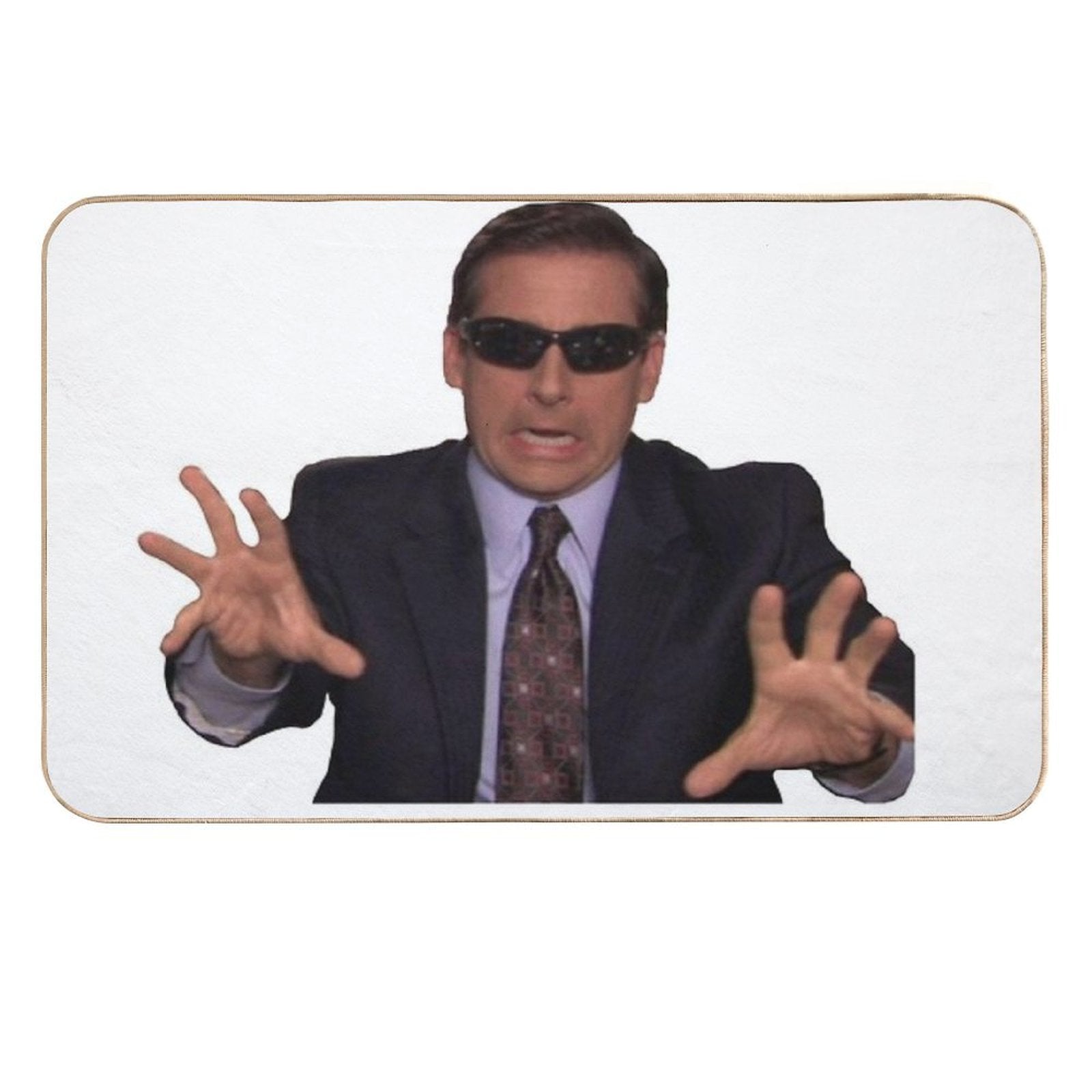Blind Guy Mcsqueezy - Michael Scott  Dirt-Trapping Bath Mat