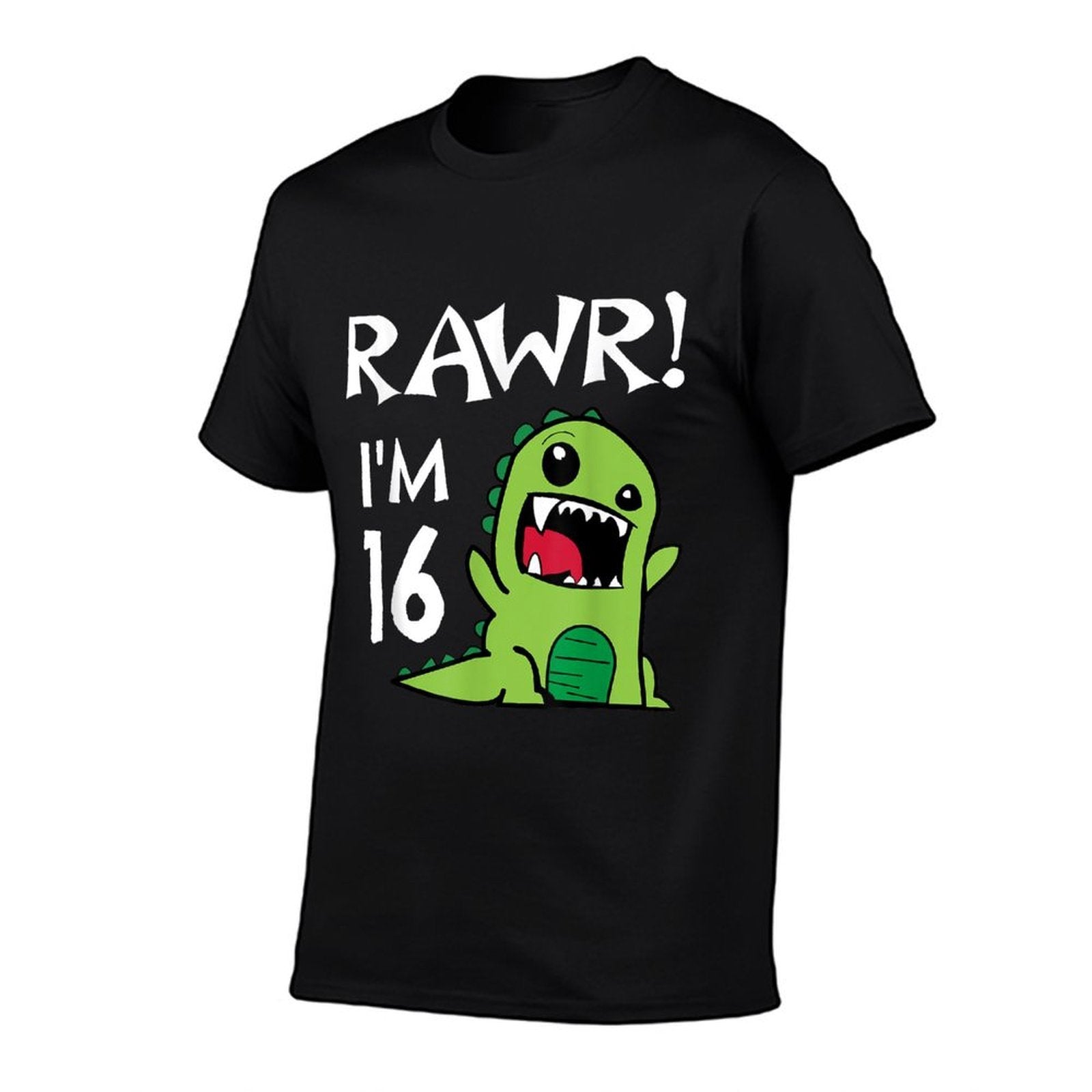 16th Birthday - Sweet 16 Year Old Dinosaur  Vintage-inspired T-Shirt