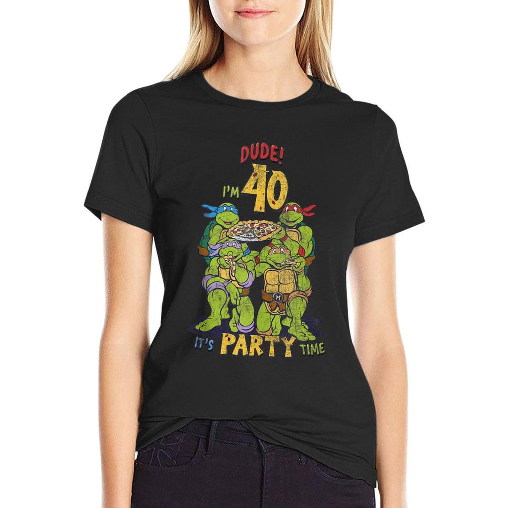 Teenage Mutant Ninja Turtles 40th Birthday Pizza Party  Classic T-Shirt
