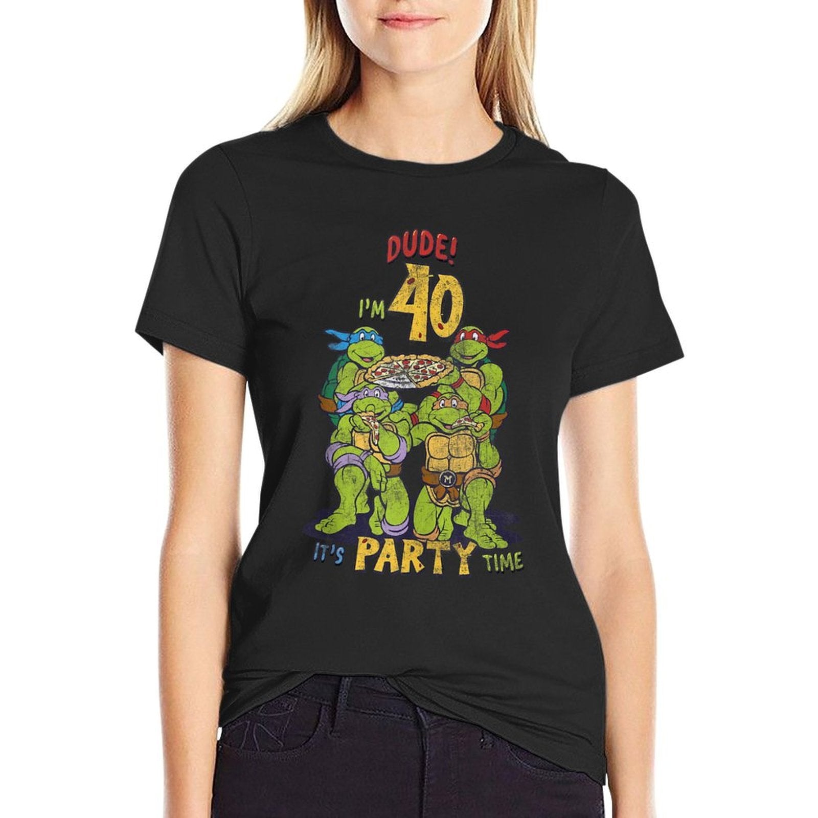 Teenage Mutant Ninja Turtles 40th Birthday Pizza Party  Classic T-Shirt