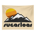 Retro Sugarloaf ))(( Tourist Souvenir Travel Maine Design Tapestry