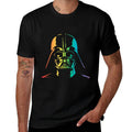 Star Wars Darth Vader Gradient Rainbow Pride  Easy-care T-Shirt
