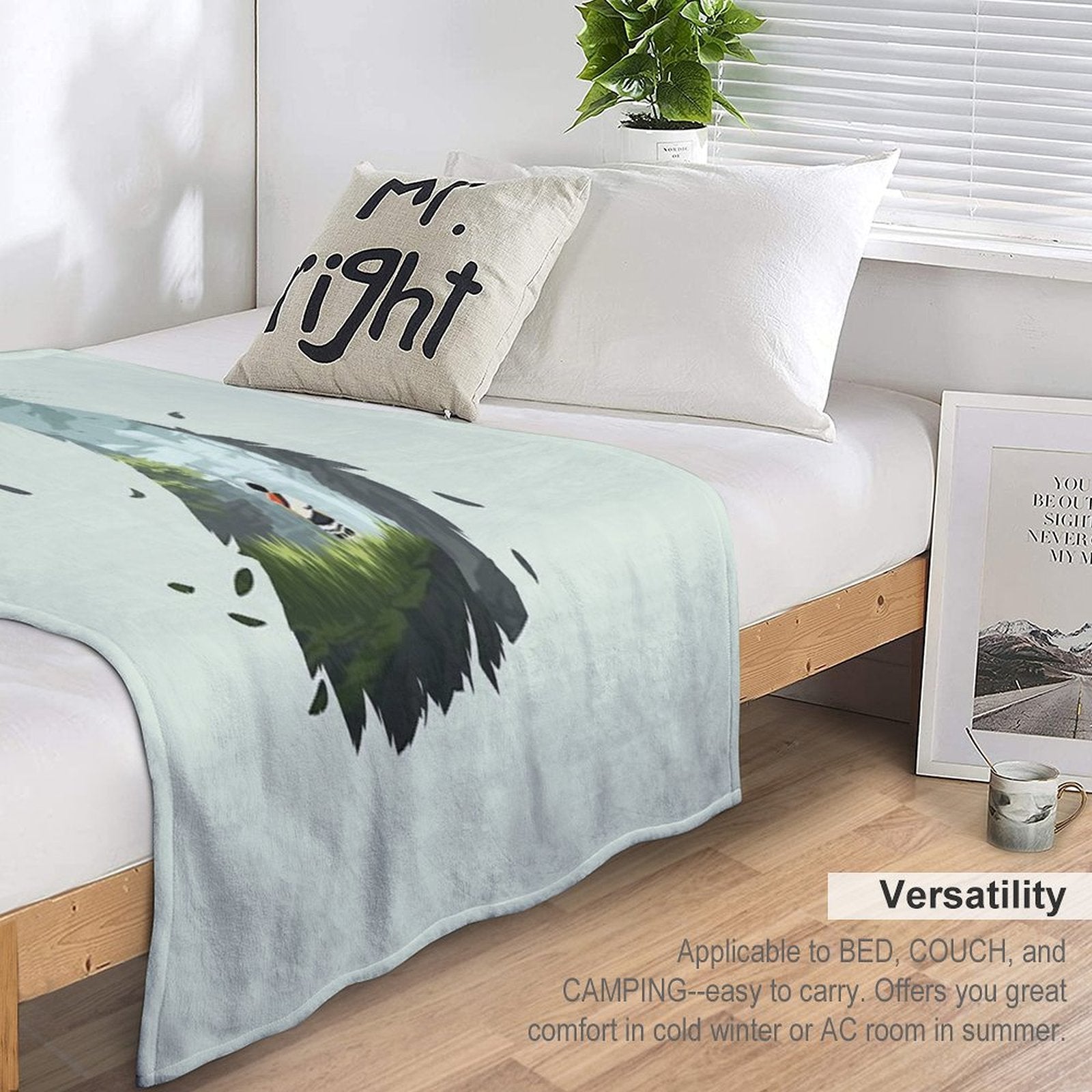 Master of The Valley Machine-washable Throw Blanket