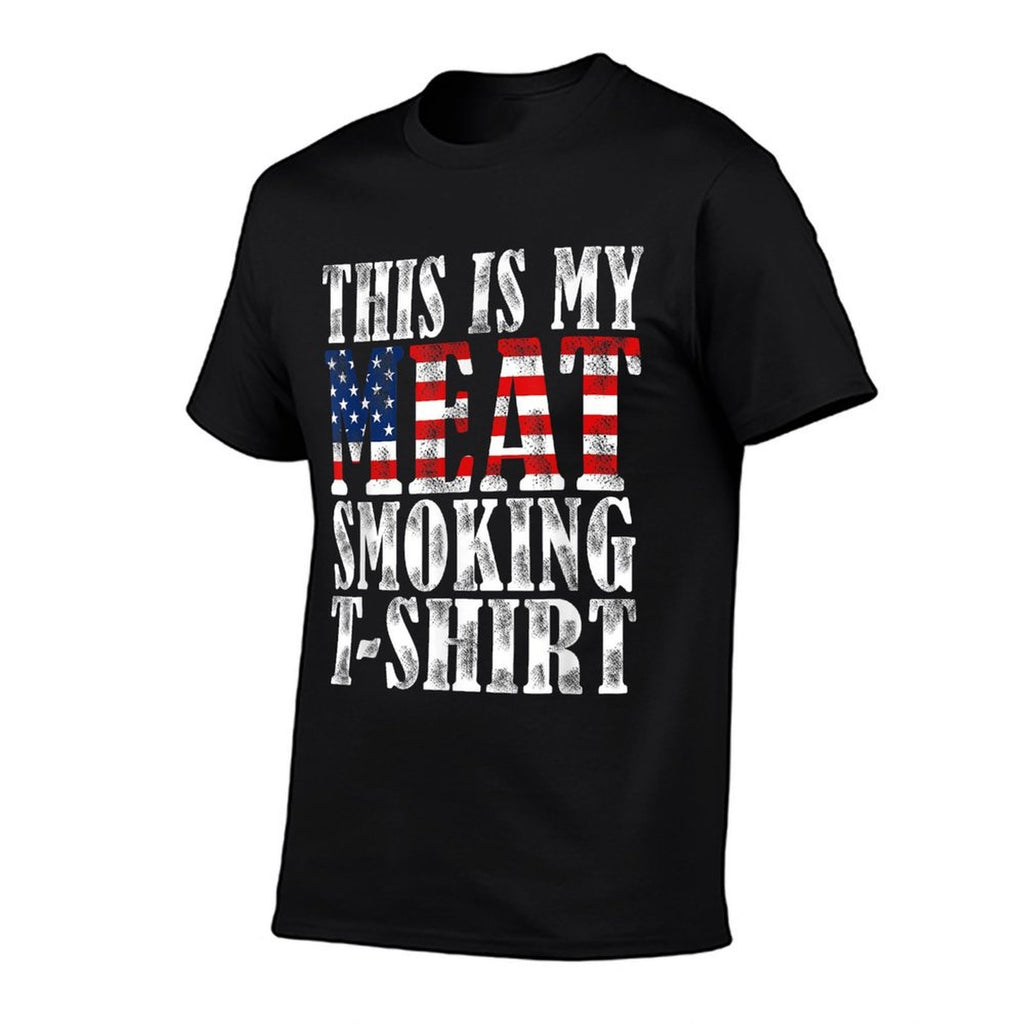 Retro BBQ Smoker Vintage US This Is My Meat Smoking  Affordable Price T-Shirt