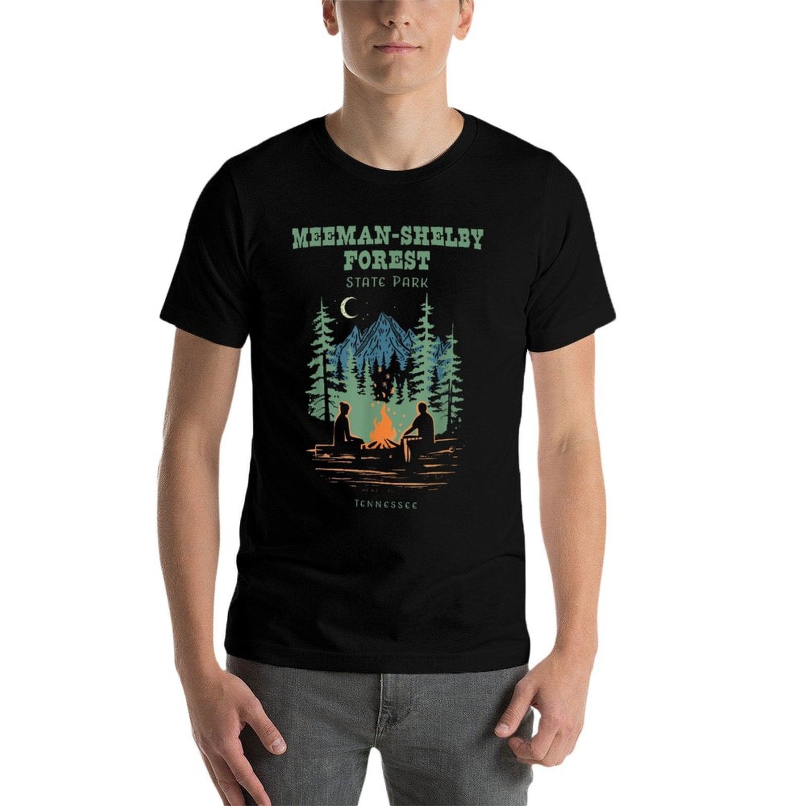 Meeman-Shelby Forest State Park Retro Vintage  Cotton T-Shirt