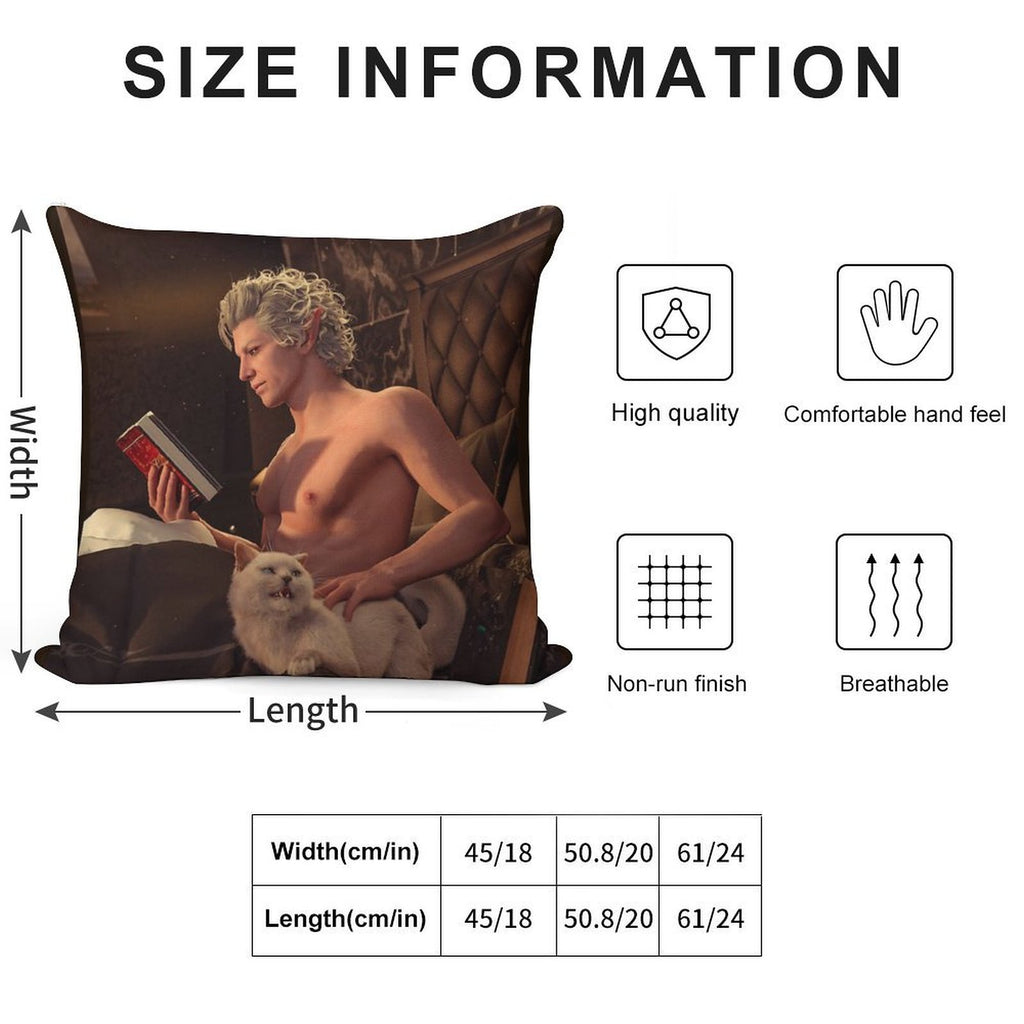 Astarion Soft Gift Ready Throw Pillow
