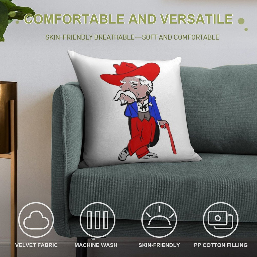 Col. Reb Soft Shrink-Resistant Throw Pillow