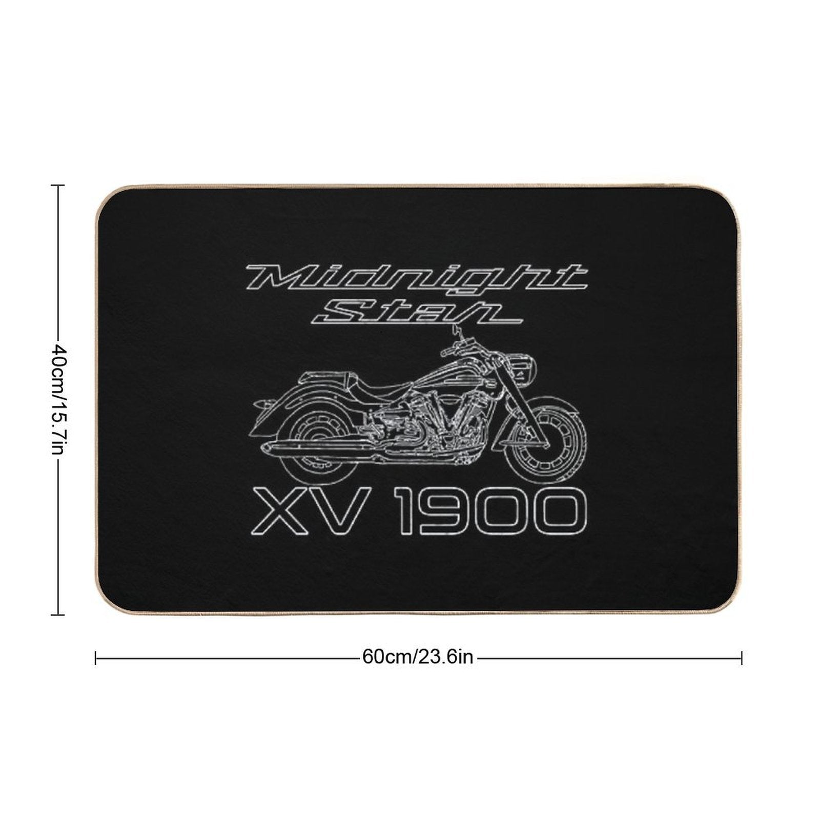 Midnight Star XV 1900 Bike  Odorless Bath Mat
