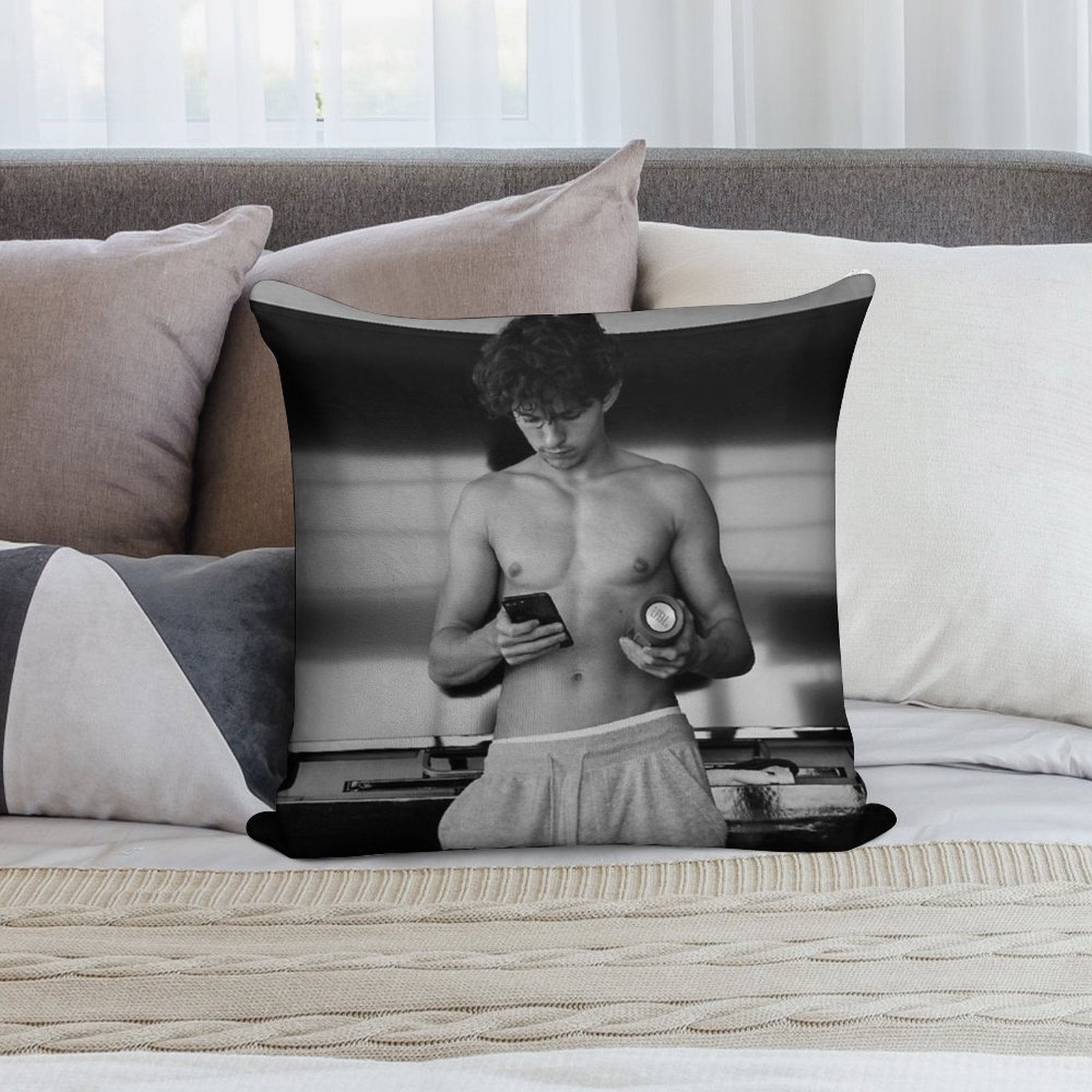 Tom Holland Soft Washable Throw Pillow