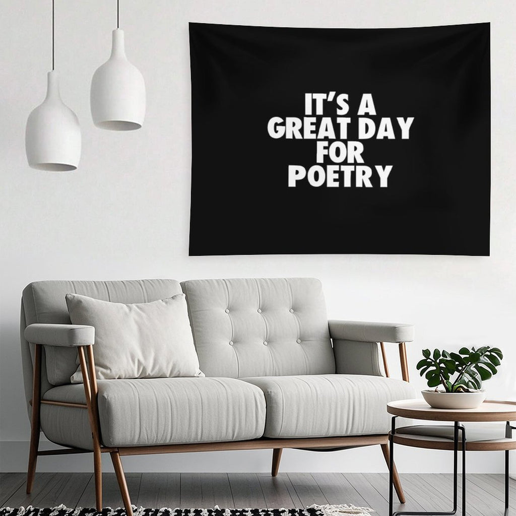 It's A Great Day for Poetry Tapestry