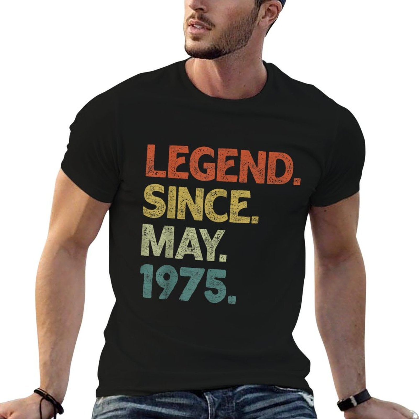 50 Years Old Legends Since May 1975 50th Birthday  Affordable Price T-Shirt