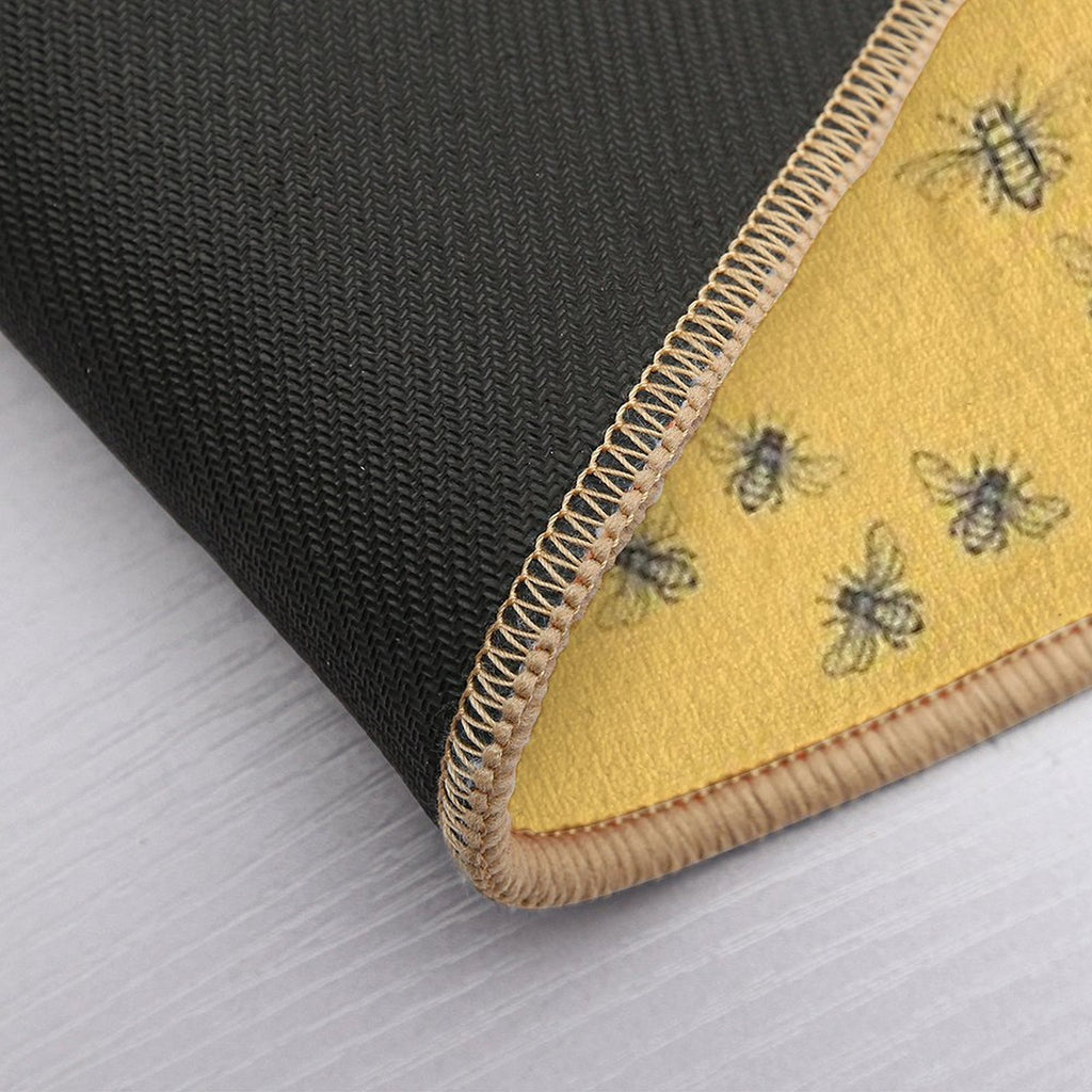 Honey Bee Pattern  Toxin-Free Bath Mat