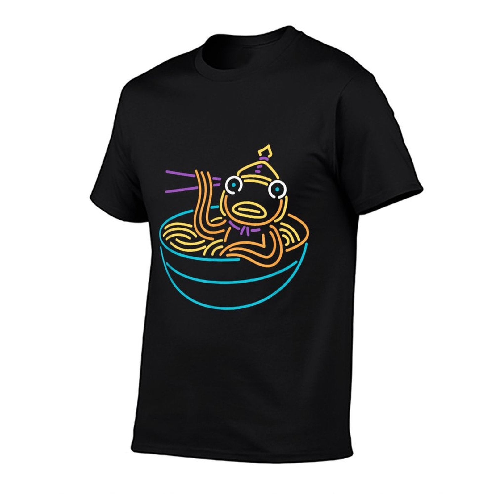 Fortnite Fishstick Neon Ramen Bowl Center Icon  Eco-friendly Material T-Shirt
