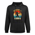 Vintage Boom I Am 6 6th Birthday Boy Love Kids Cotton-Polyester Blend Hoodie