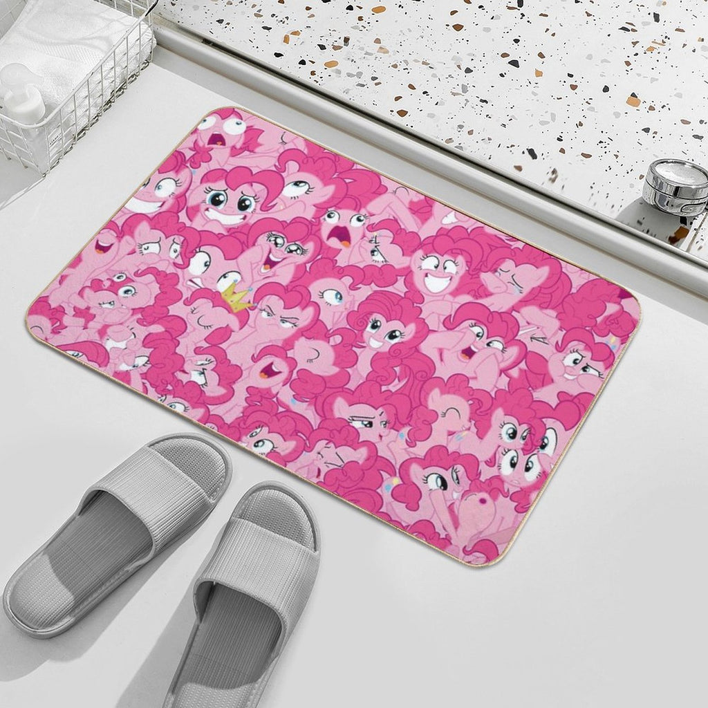 Pinkie Pie Mess  Slip-Resistant Bath Mat