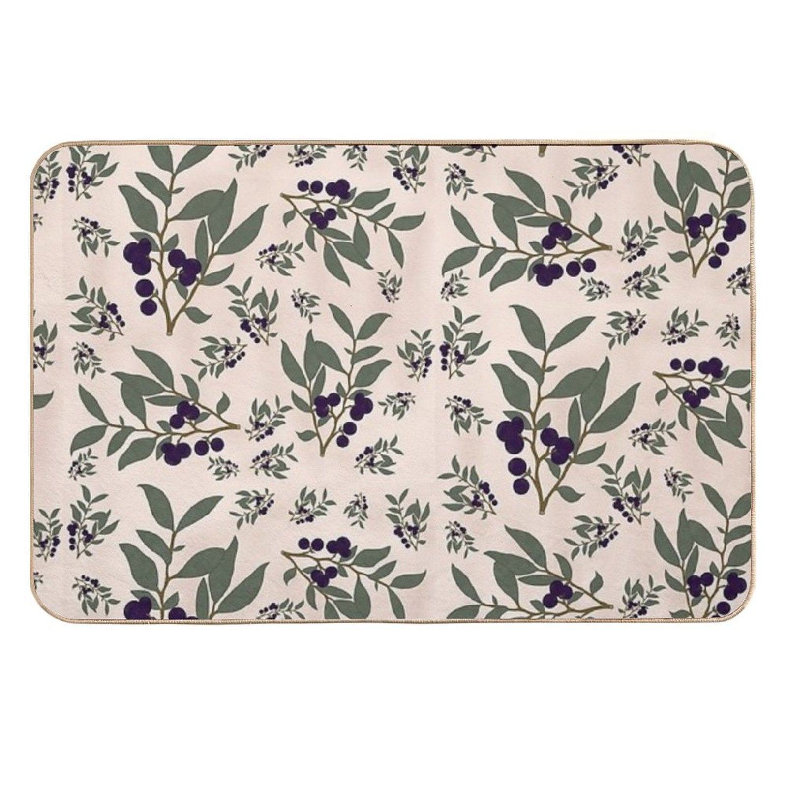 Huckleberry Pattern  Versatile Bath Mat