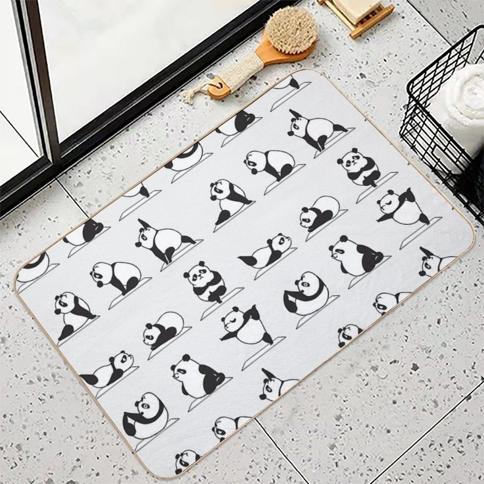 Panda Yoga  Odorless Bath Mat
