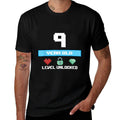 9th Birthday 9 Year Old Level Unlocked Bday Gifts  Quick-drying T-Shirt