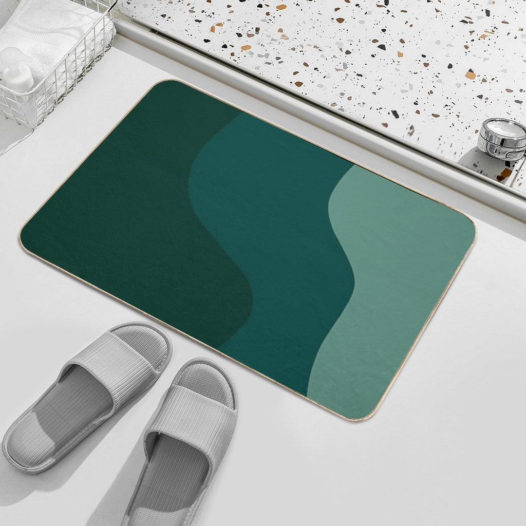 Abstract Minimal 63  Stain-Proof Bath Mat