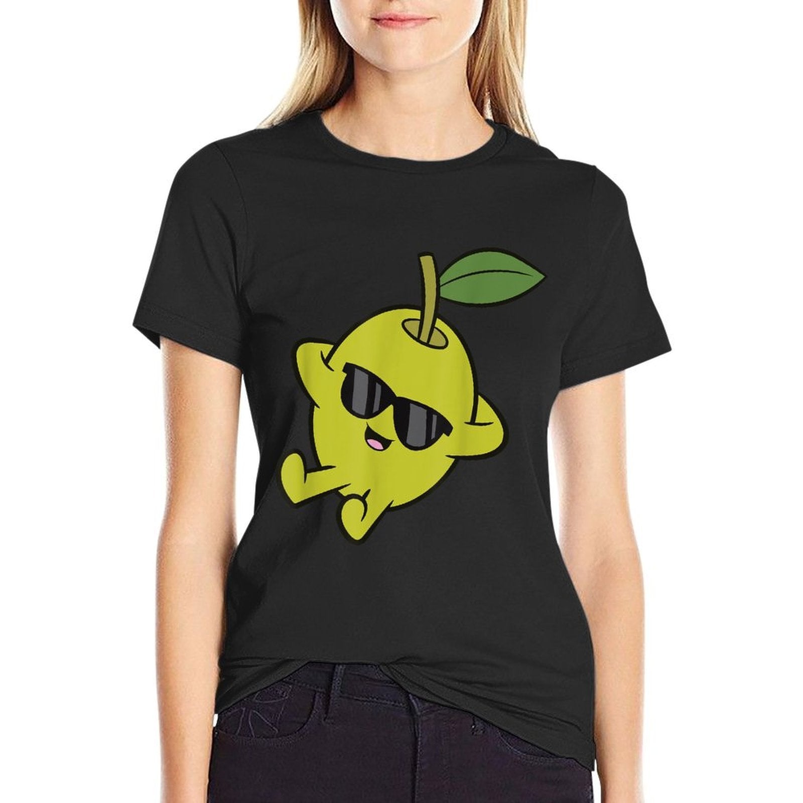 Kawaii Olive Fruit Cute Relaxing Green Olive  Quick-drying T-Shirt