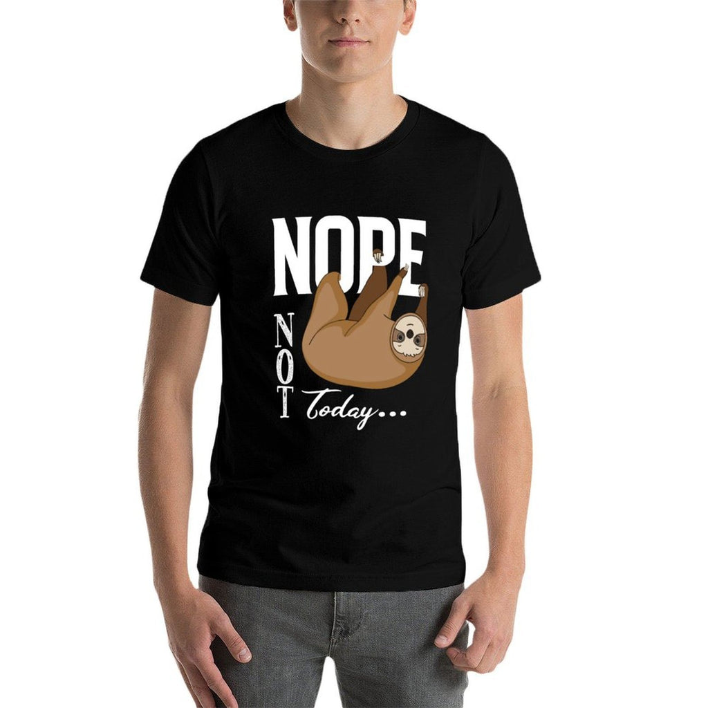 Nope T-shirt - Funny Nope Not Tshirt - Minimalist Sloth Nope Sweatshirt  Vintage-inspired T-Shirt