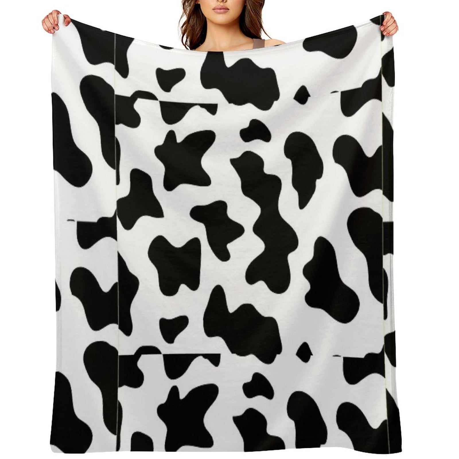 Cow Print Fabulous Travel-friendly Throw Blanket