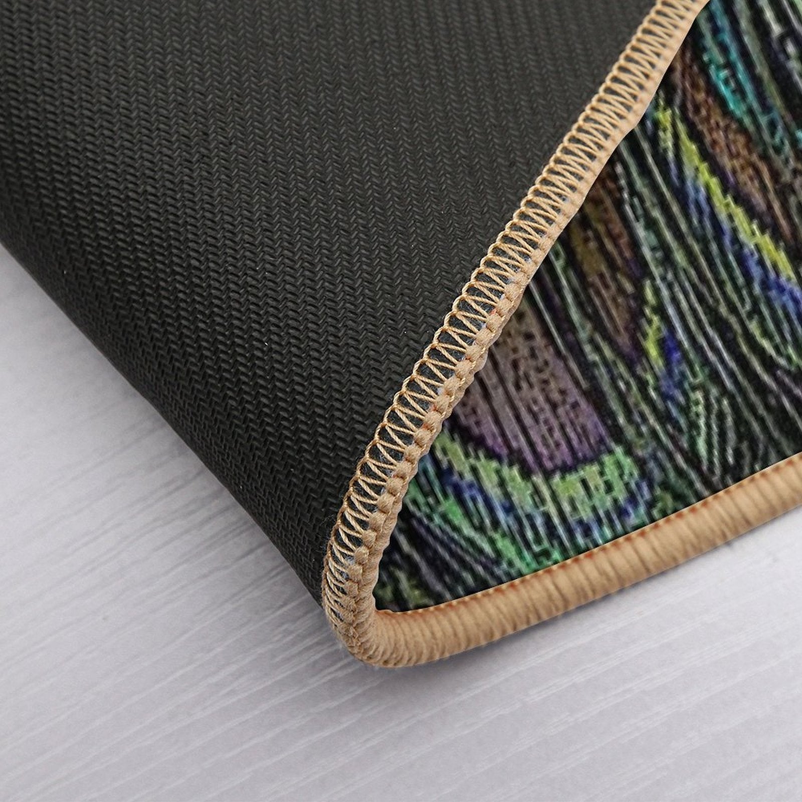 Peacock Feathers, Bird Lover Gifts, Cool Bird Outfits, Beautiful Feather Patterns  Slip-Resistant Bath Mat