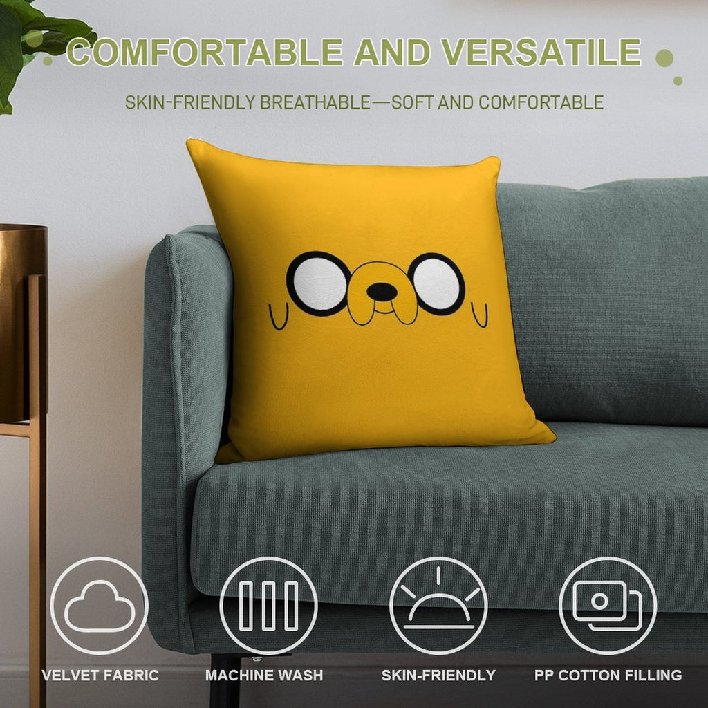Adventure Time™ Jake's Eyes Soft Luxury Feel Throw Pillow