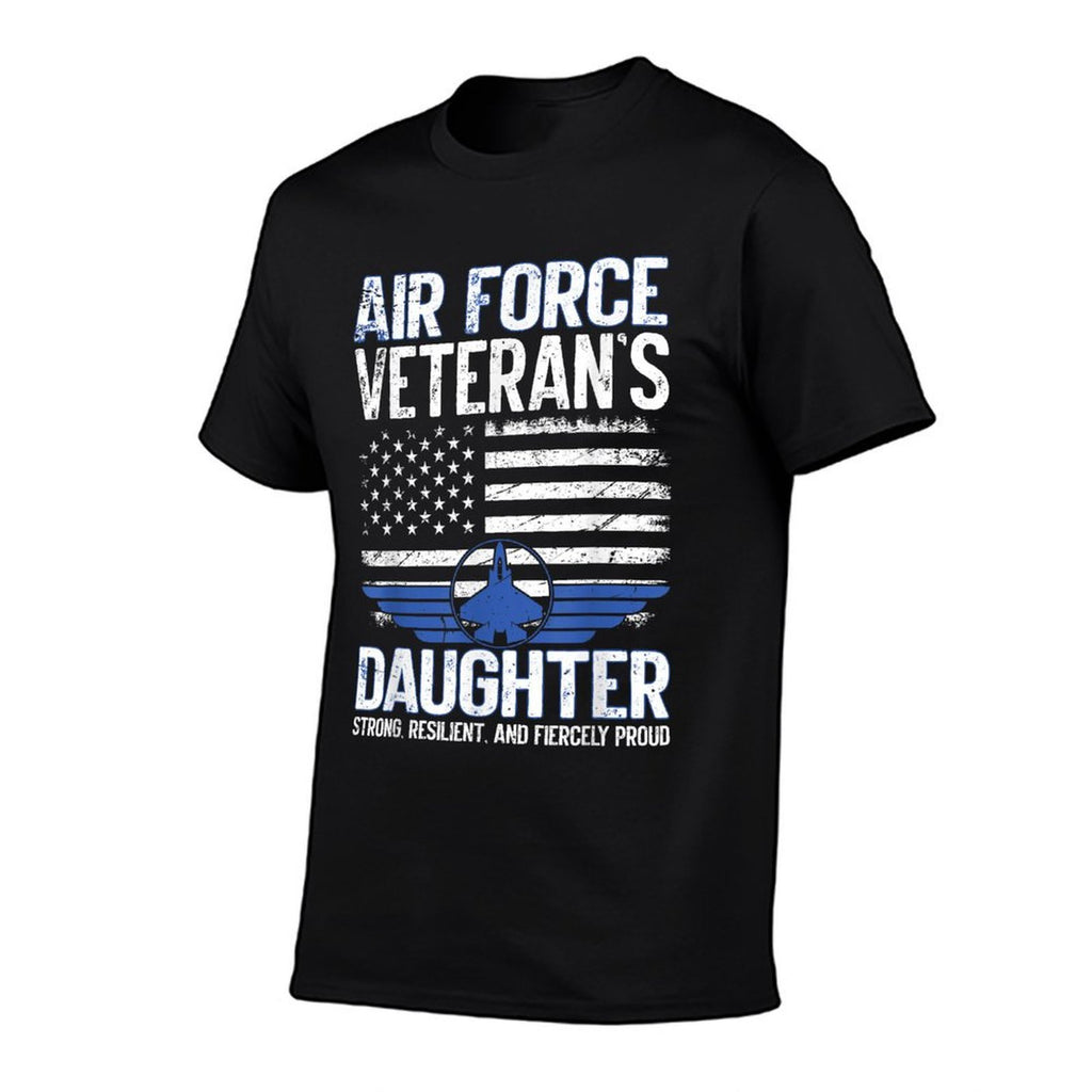 Proud Daughter Of A Air Force Veteran Daughter Veterans Day  Eco-friendly Material T-Shirt