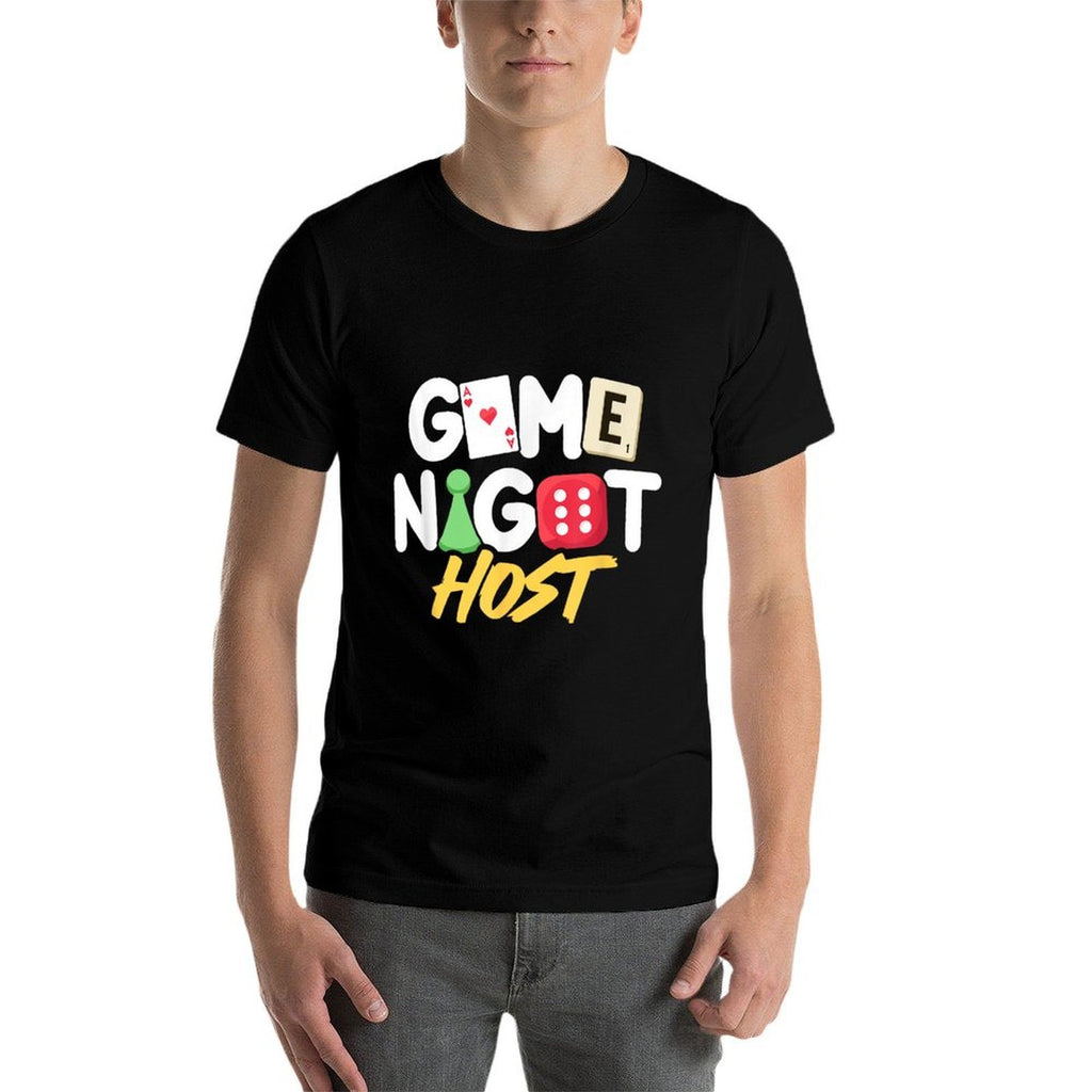 Game Night Host Board Game Trivia Night Team Women Men  Slim-fit Cut T-Shirt