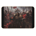 Epic Battle Death to The False Emperor - Dark Fantasy Art  Multi-Purpose Bath Mat