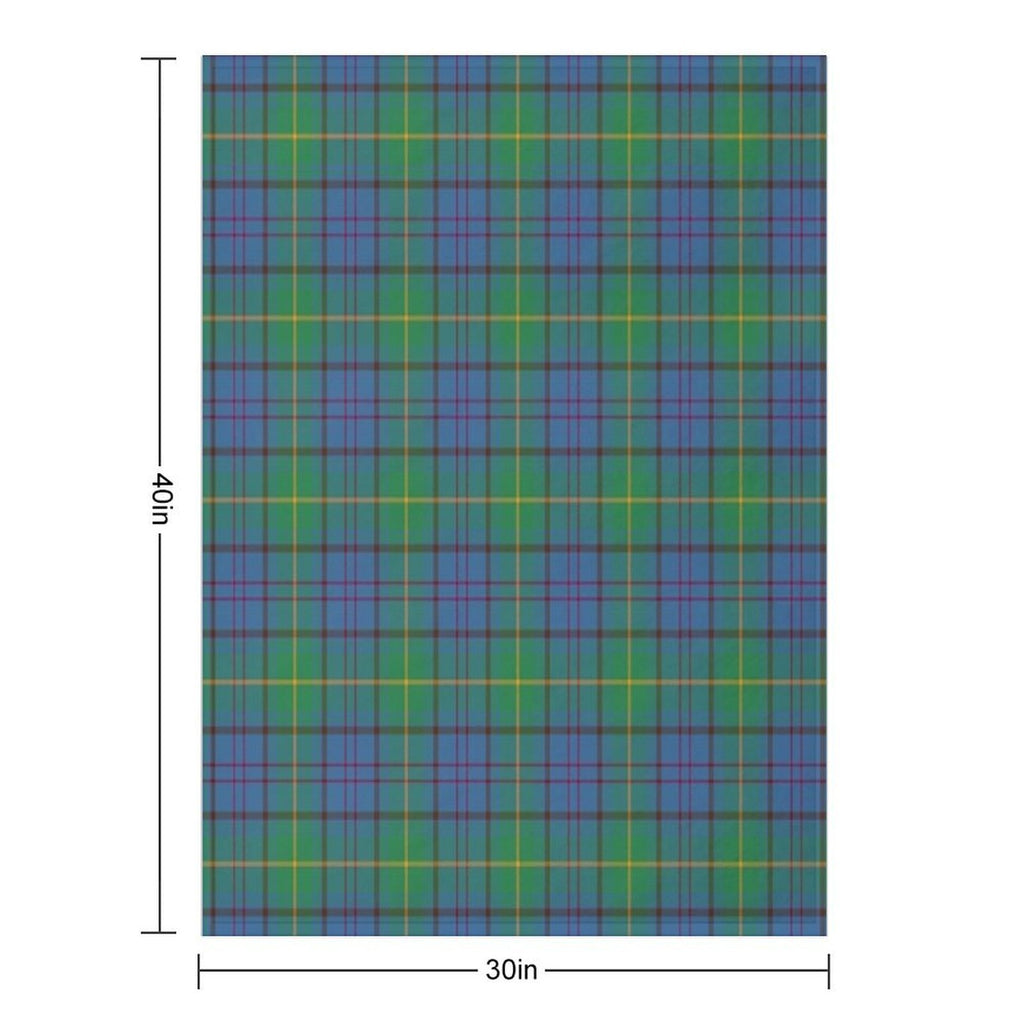 County Donegal Irish Tartan Travel-friendly Throw Blanket