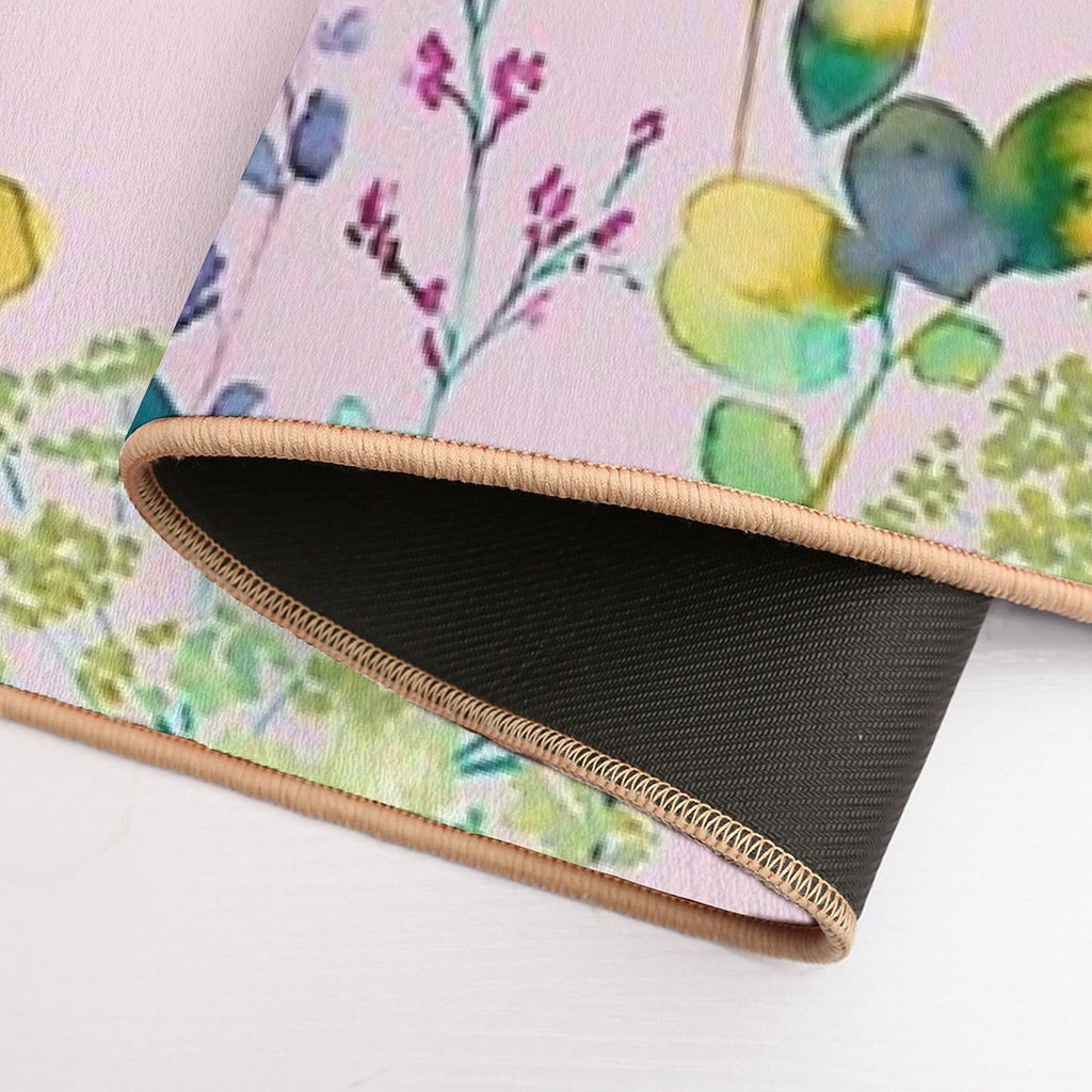 Botanical Floral  Non-Slip Bath Mat