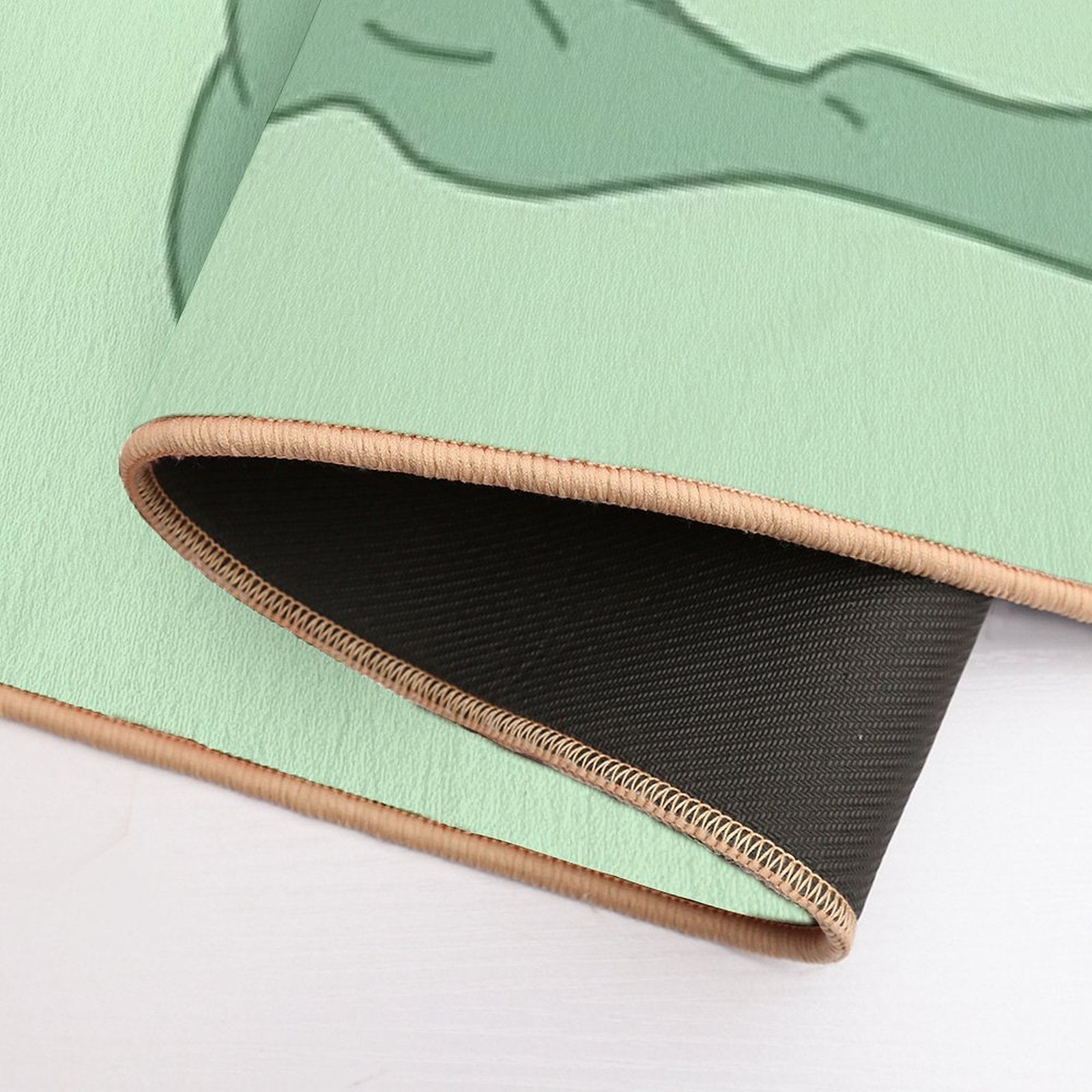 Buff Frog Icon Six, Take A Breather  Toxin-Free Bath Mat