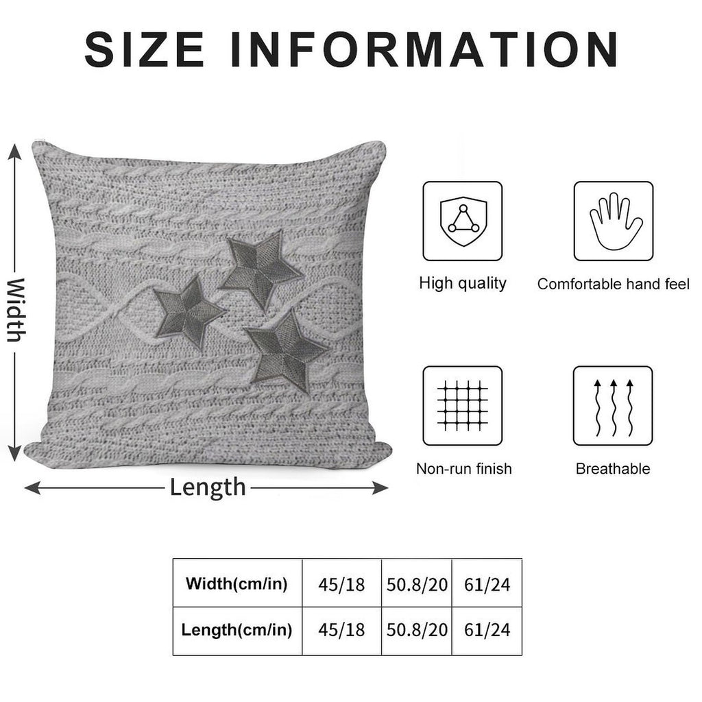 Cardigan Star Soft Gift Ready Throw Pillow