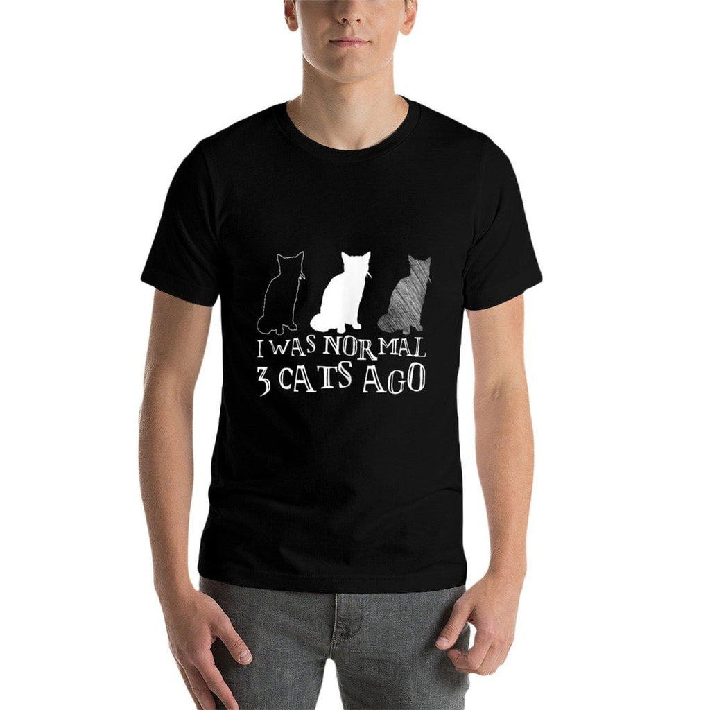 Funny Kitten Lover Gift 3 Rescue Stray Cats Ago Women Girl  Slim-fit Cut T-Shirt