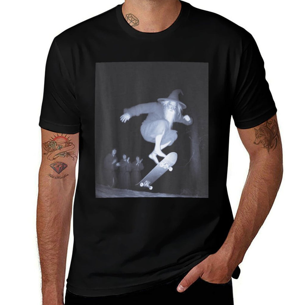 Fantasy Wizard Skating with Their Squad FUNNY  Versatile T-Shirt
