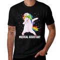 Funny MA Certified Medical Assistant Dabbing Unicorn  Versatile T-Shirt