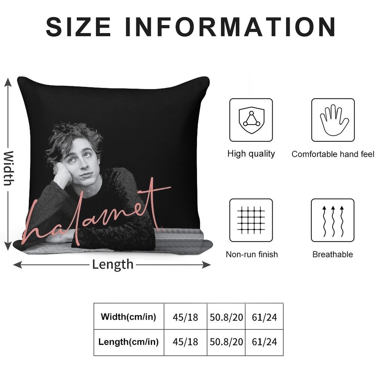 Chalamet Awesome Merch Of Timothee Chalamet Soft Decorative Cover Throw Pillow