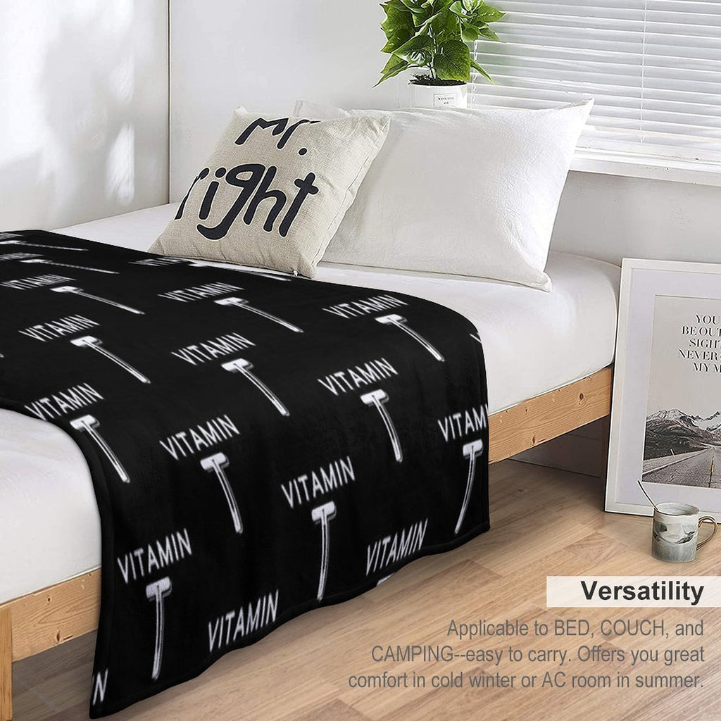 Trans Vitamin T Shrink-resistant Throw Blanket